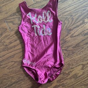 Alabama gymnastics leotard